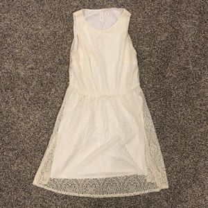 White Lace dress.  Worn once, great condition!